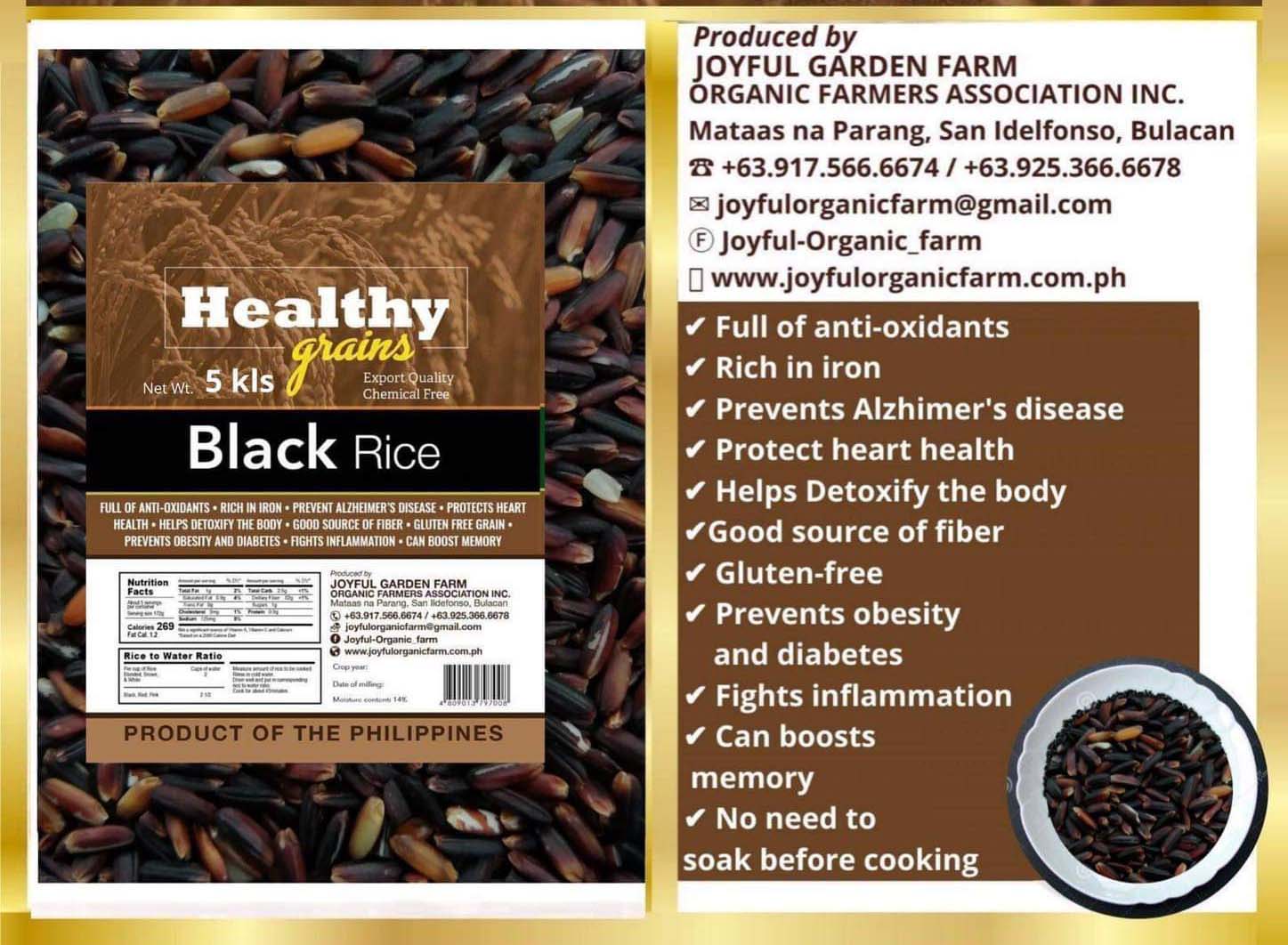 Healthy Grains - Black Glutinous Rice